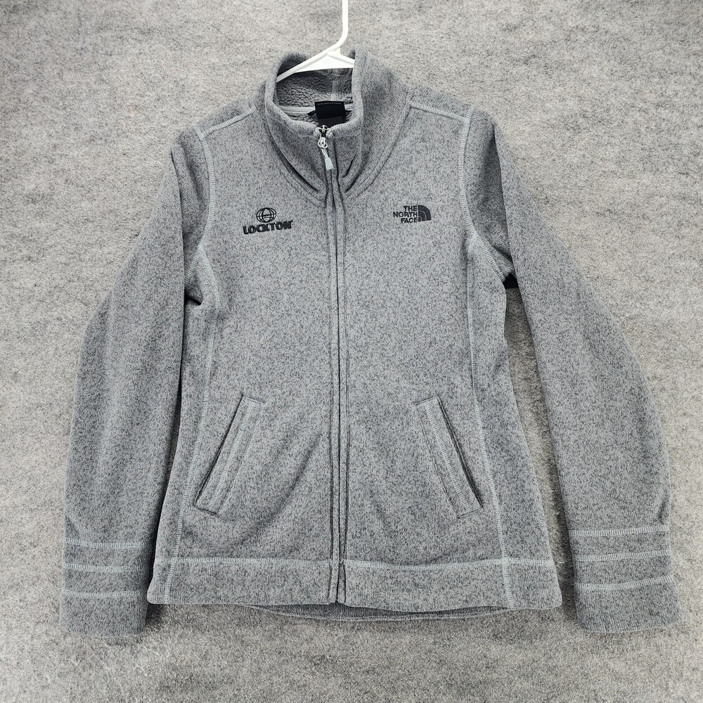 The North Face Jacket Womens Small Full Zip Gray Long Sleeve